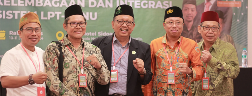 Rektor Unusida, H Fatkul Anam (tengah) bersama Rektor PTNU (Foto: Humas Unusida)