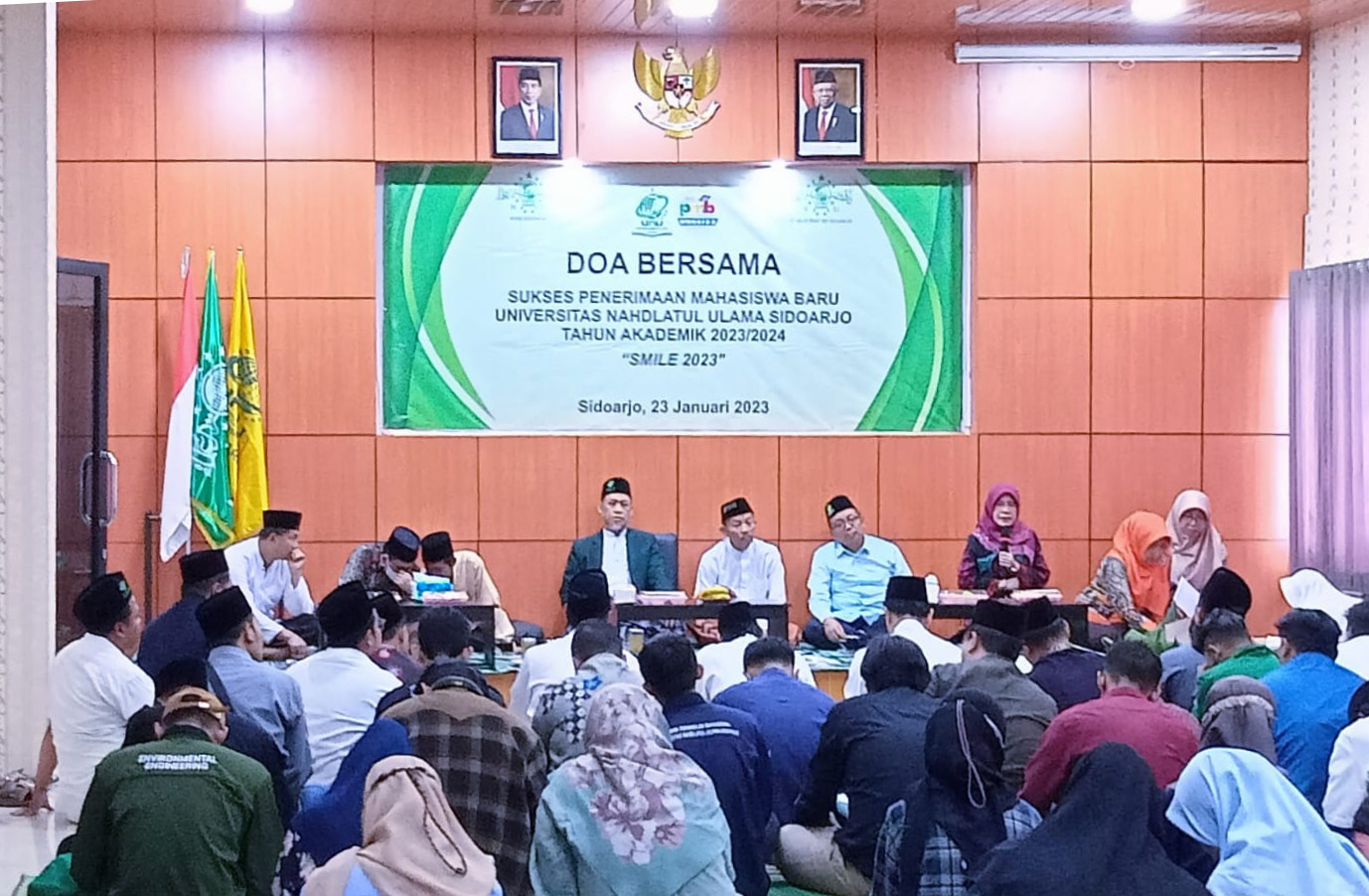 PMB Unusida Gelar Doa Bersama PCNU Sidoarjo - Universitas NU Sidoarjo